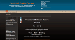 Desktop Screenshot of martindaleauction.com