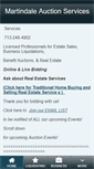 Mobile Screenshot of martindaleauction.com